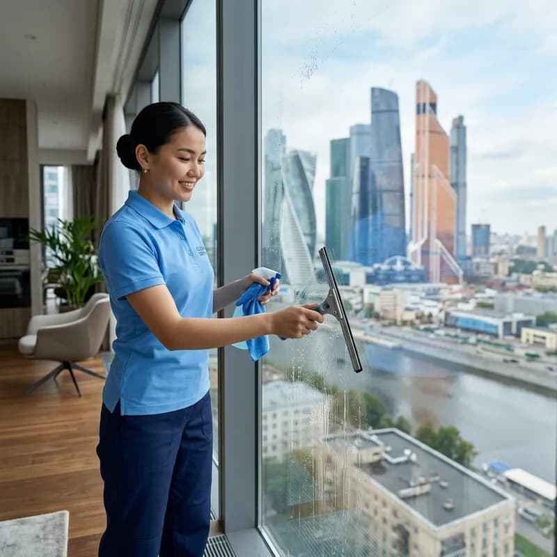 Профессиональное мытьё окон в Москве